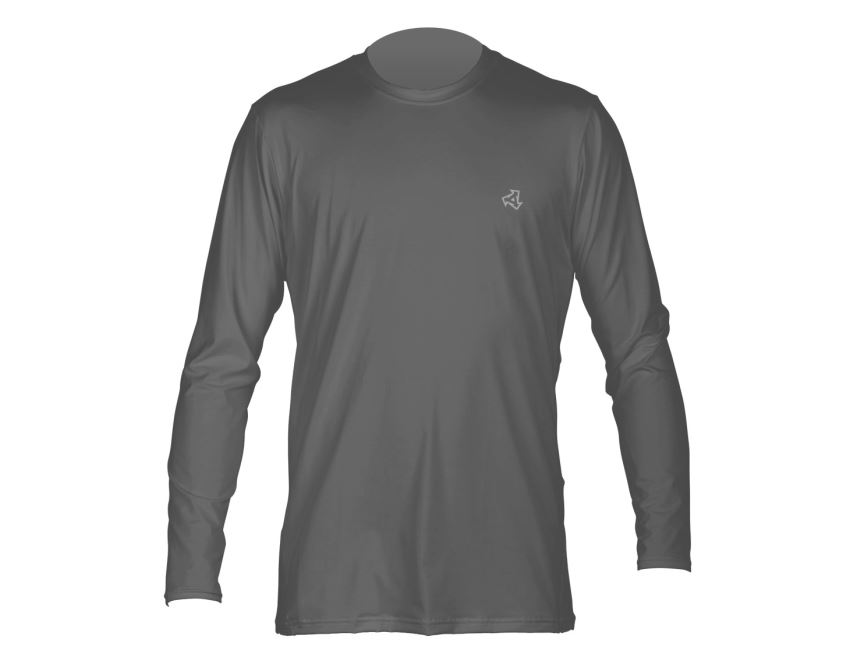 Men L/S UV SHIRT Charcoal